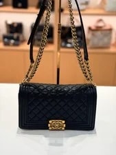 Chanel — Chanel Boy Medium Chain Flap Hardware[] — Handbag — resale