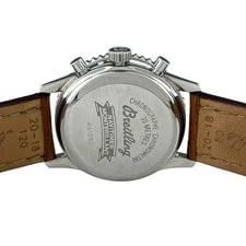 Breitling Navitimer Montbrillant A41330 SS Leather Automatic Silver S 4