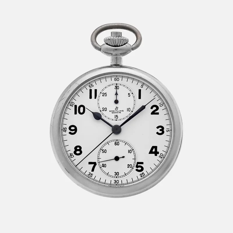 Breitling — 1950s Breitling Chronograph Pocket — Watch — resale
