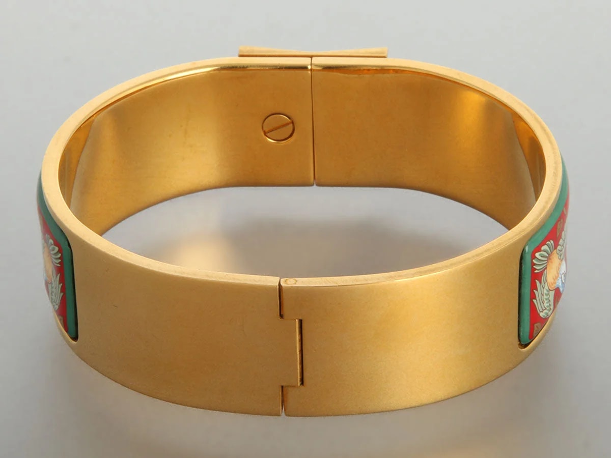 Hermès Wide les Intrus Birds Bangle 4