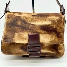 Fendi Mamma Baguette Pony Hair Y2K Auth 2