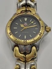 TAG Heuer 200M Quartz Grey Dial 34mm Date Stainless 7.5in 3