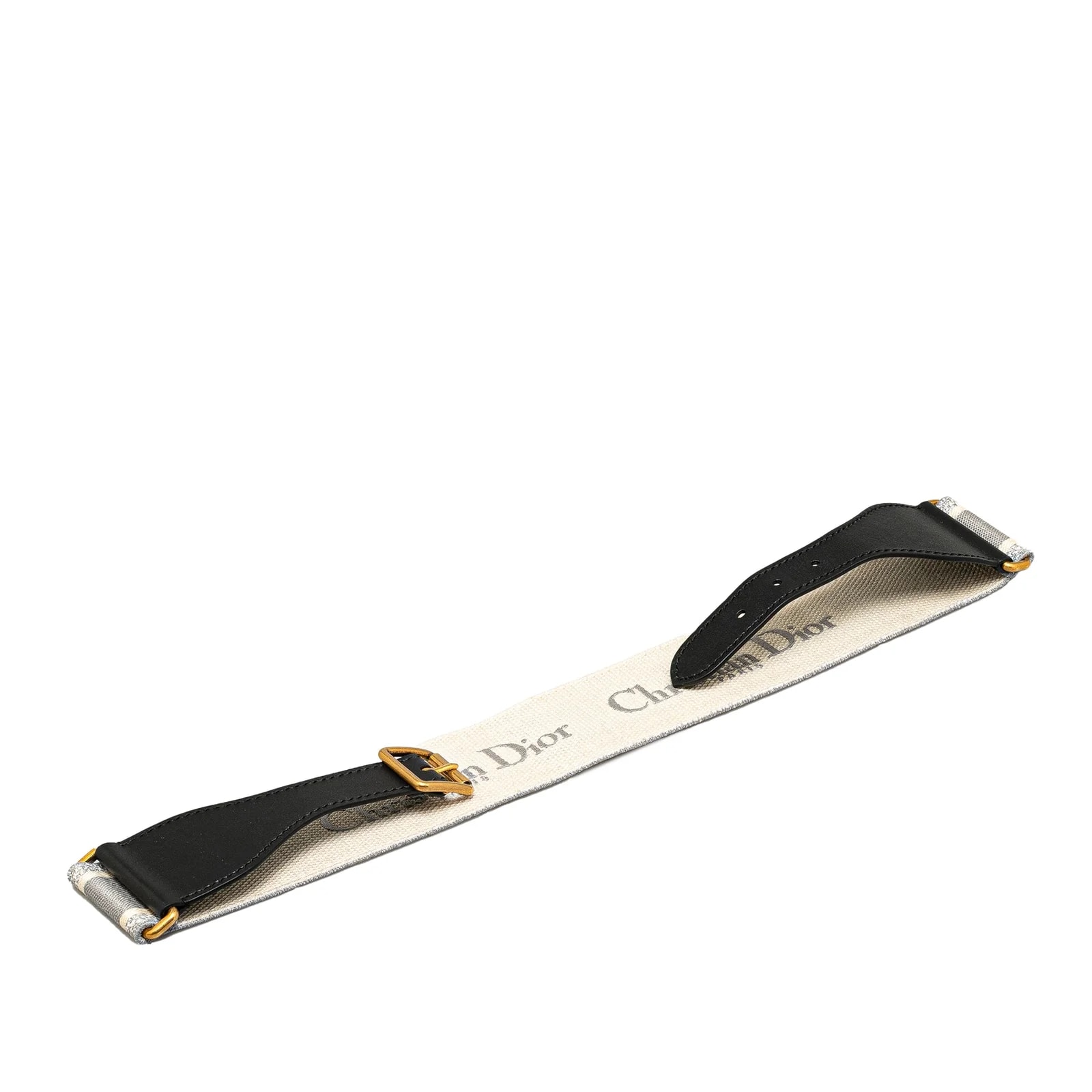 Dior — and Embroidered Logo Belt — Accessory — resale
