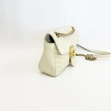 Gucci Small GG Marmont Chevron Quilted 4