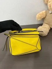 Loewe — Loewe Puzzle Mini Grained Top Handle Crossbody Duty Paid — Handbag — resale