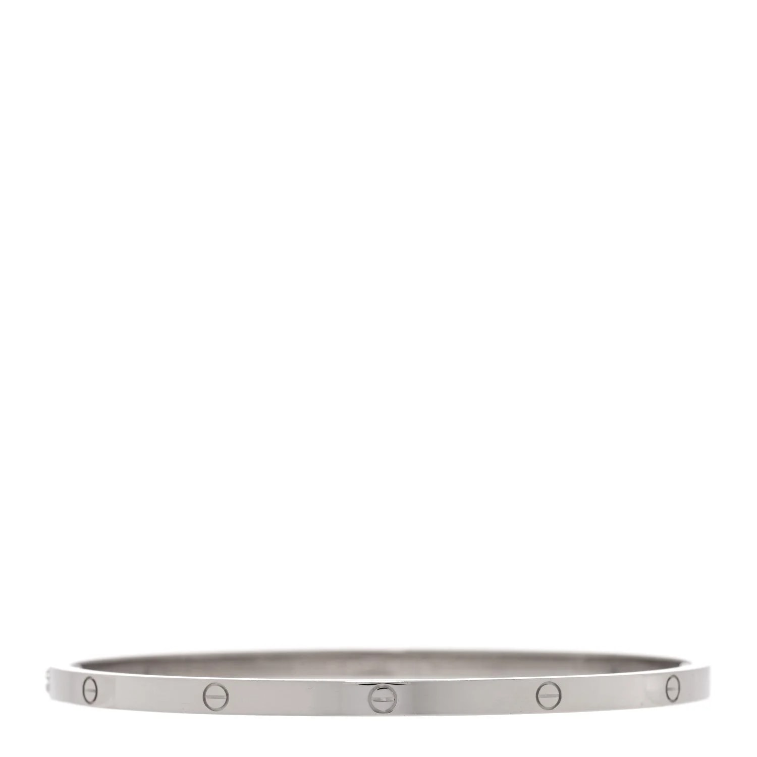 18K White Gold Small Love Bracelet 20 2