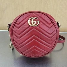 Gucci — Gucci GG GHW GG Marmont Round Chain 550154 — Handbag — resale