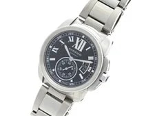 Cartier Calibre LM W7100016 Stainless Steel 42mm Black Dial Automatic #DW564 2