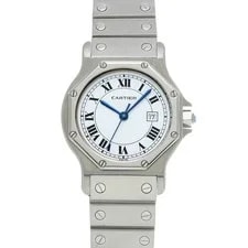Cartier — Cartier Santos Octagon Lm 81037188 White — Watch — resale