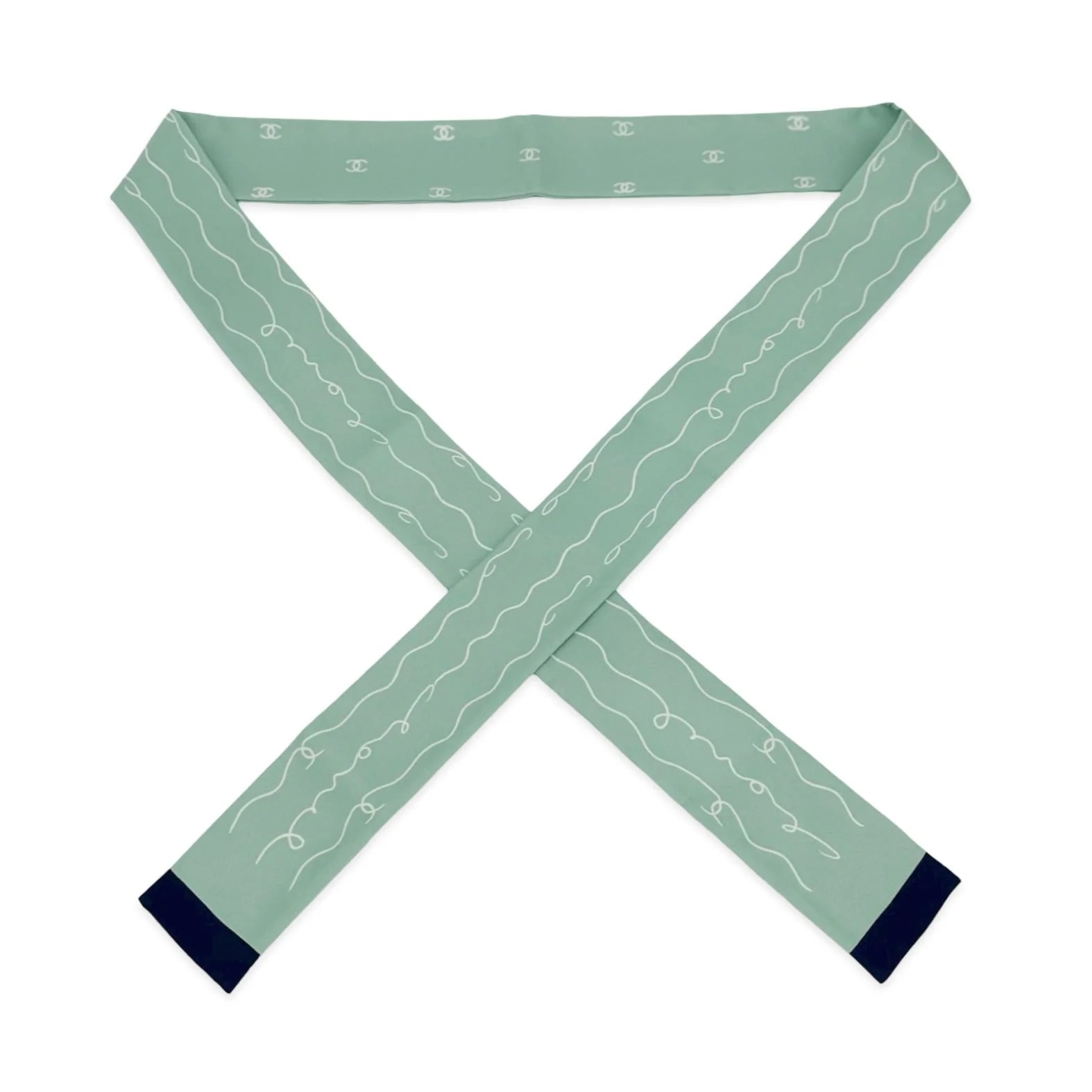 Luv Luxe Scottsdale — Chanel Long Neck Scarf Slim Bandeau — Accessory — resale