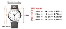 TAG Heuer Professional SEL WG1118 Black 36mm Quartz Japan 2