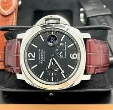 Panerai — Panerai Luminor 40hr PAM00090 Black Dial 44mm With Box & Extra Straps — Watch — resale