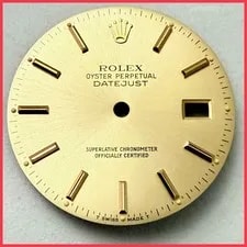 Genuine Rolex Datejust Champagne Dial FOR 16233, 16013, 16018 TWO Tone #738 4