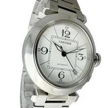 Cartier Pasha C W31074M7 Automatic S White Dial Ex 4