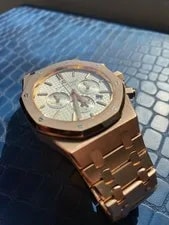 Audemars Piguet Royal Oak Chrono Silver Dial 18kt Rose Gold 26320OR.OO.1220OR.02 2