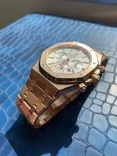Audemars Piguet Royal Oak Chrono Silver Dial 18kt Rose Gold 26320OR.OO.1220OR.02 3