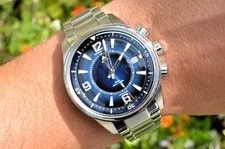 2025 Jaeger-LeCoultre Polaris Mariner Memovox Blue Dial Q903818 Full Set 3