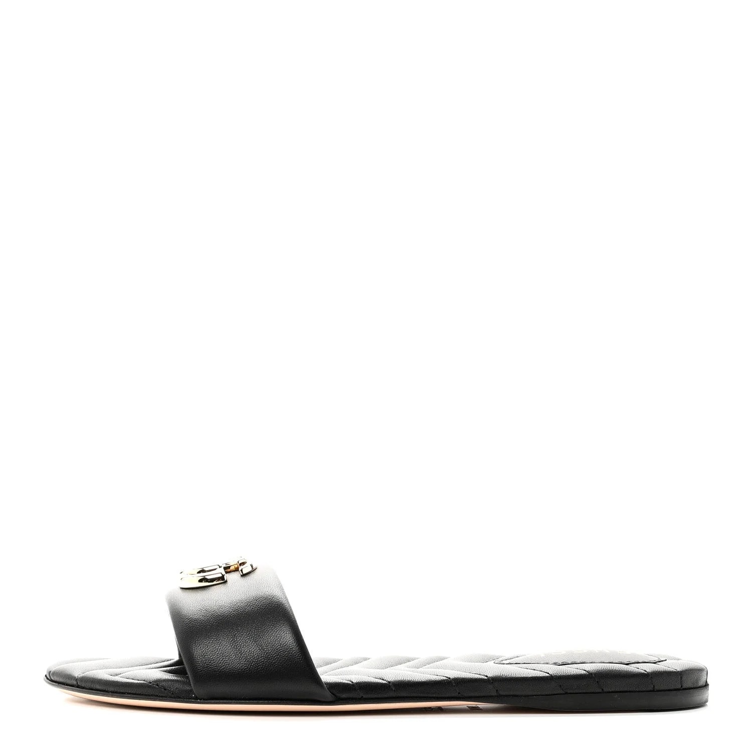 Gucci — Matelasse GG Marmont Slide 39 — Designer Shoe — resale