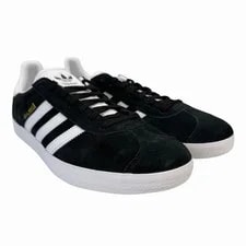 Adidas Gazelle Cloud White Gold Metallic Shoes 4