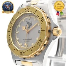 Tag Heuer — [Exc+5] TAG Heuer 3000 934.213 Pro 200m Gray Dial Gold 33mm — Watch — resale