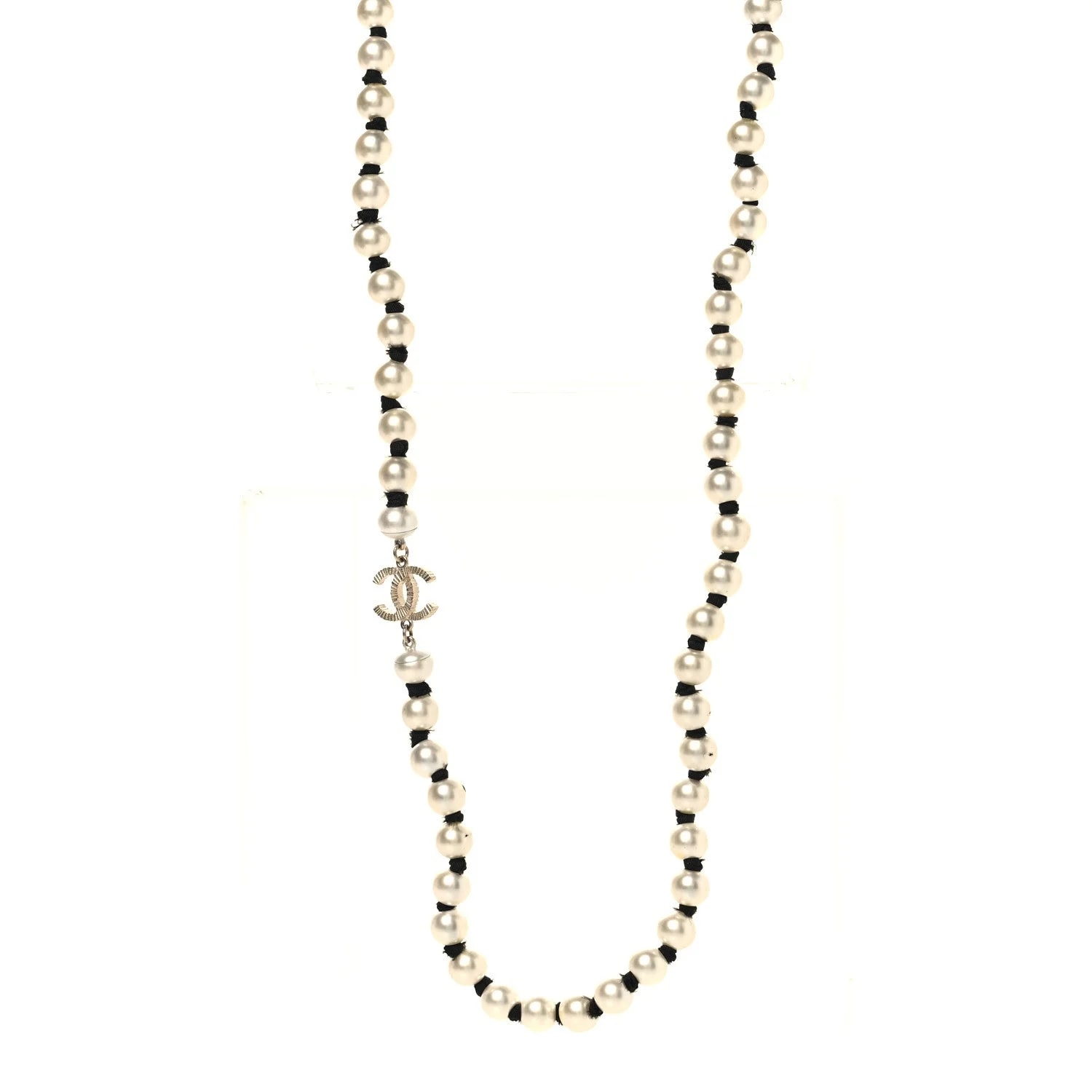 Chanel — Grosgrain CC Long — Jewelry — resale