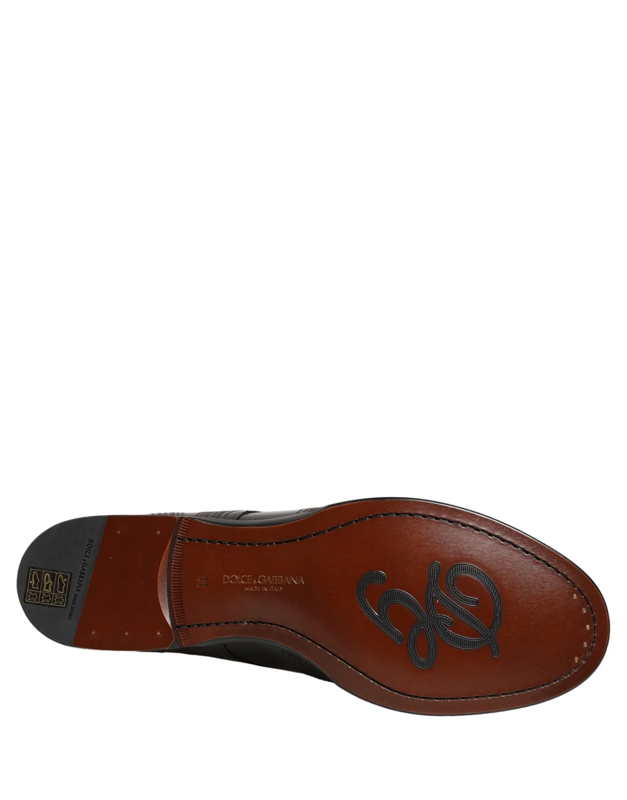 Dolce & Gabbana — Dolce & Gabbana Embroidered Derby Dress Shoes — Designer Shoe — resale