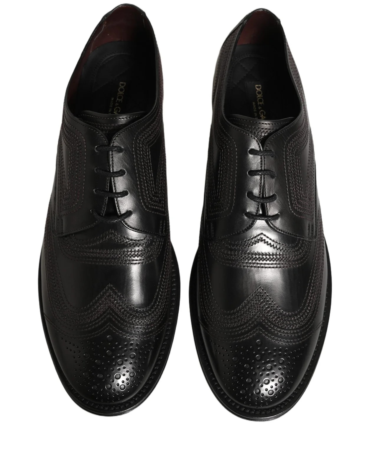 Dolce & Gabbana Embroidered Derby Dress Shoes 3