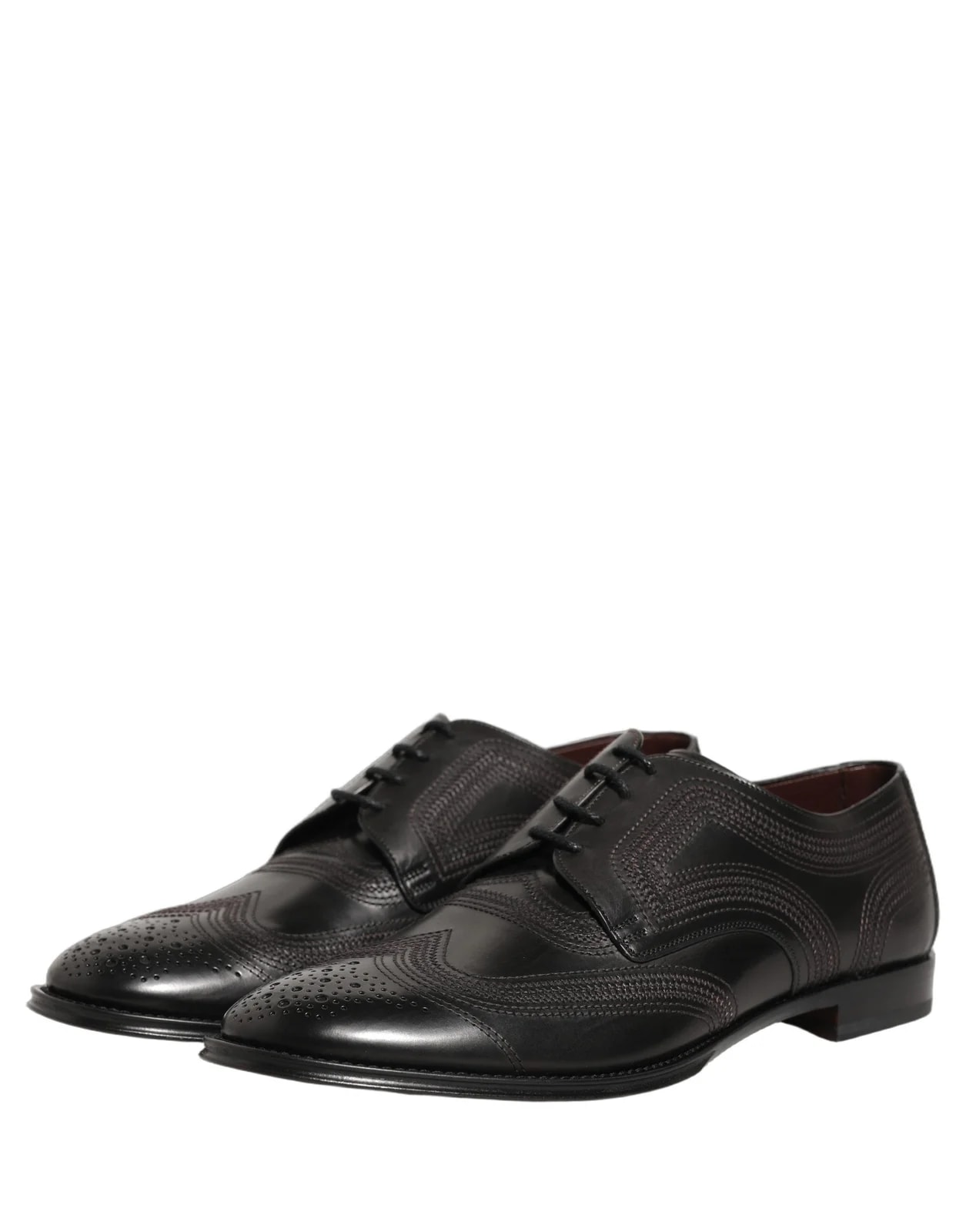 Dolce & Gabbana Embroidered Derby Dress Shoes 4