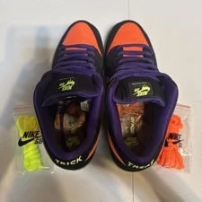 👀 Nike SB Dunk Low Night of Mischief Halloween 2019 Size 10.5 BQ6817-006 2