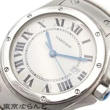 Cartier Santos Ronde MM Cougar W20027K1 Stainless Steel Quartz Japan A0617 2