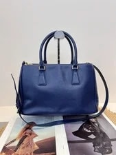 Prada Medium Galleria Double Zip 2