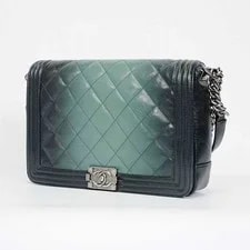 Authentic Chanel Boy Flap Ruthenium 2