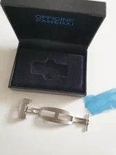 100% Genuine Officine Panerai 22mm Deployment Clasp PRE V Version NOS 2