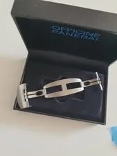 100% Genuine Officine Panerai 22mm Deployment Clasp PRE V Version NOS 3