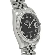 Rolex Datejust 116234 Black Case Size 36 X 36 Mm 3