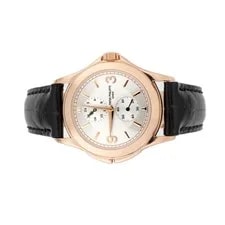 Patek Philippe Calatrava Travel Time Rose Gold Silver Dial 36mm 5134R-001 2