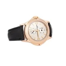 Patek Philippe Calatrava Travel Time Rose Gold Silver Dial 36mm 5134R-001 4