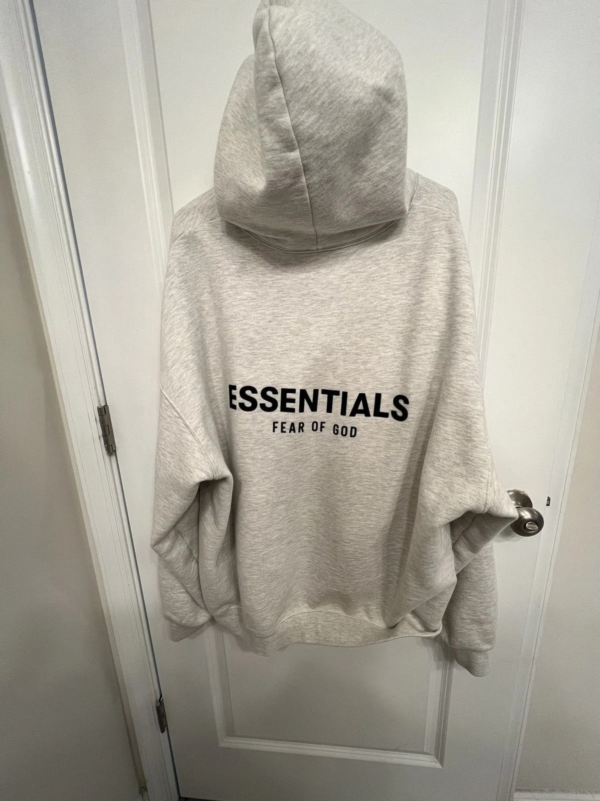 Fear of God Essentials — Fear of God Essentials Hoodie in Heather — streetwear — resale