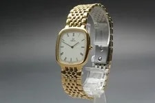 Omega de Ville Cal.1378 White Dial Roman Qz 30mm Japan 3