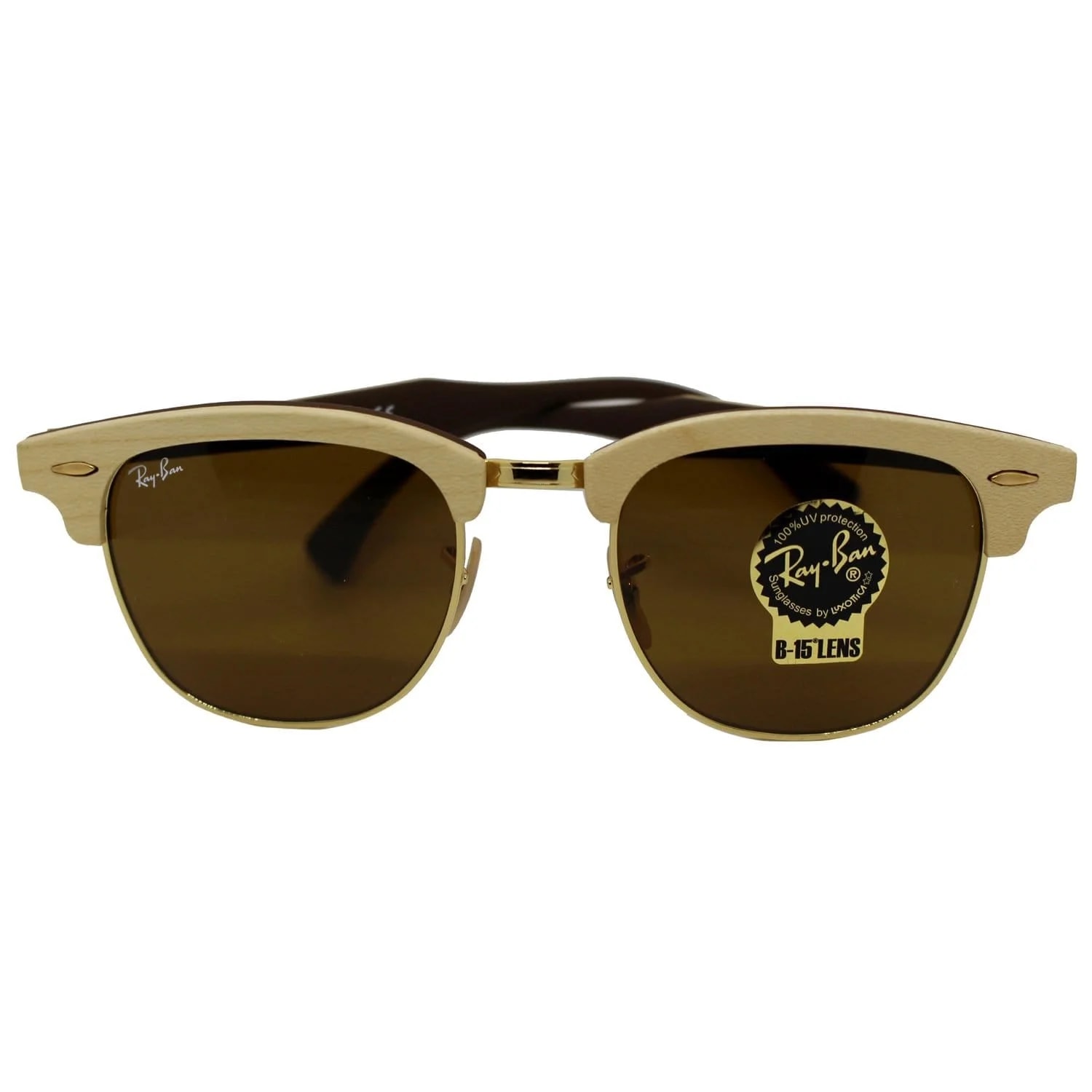 Ray-Ban — Ray-Ban RB3016M 1179 Clubmaster Sunglasses Classic B-15 Lens — Accessory — resale