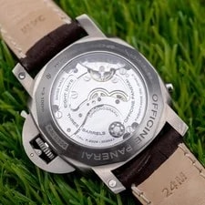 Panerai Luminor 1950 8 Days Chrono Monopulsante Tobacco Dial Titanio PAM00311 3