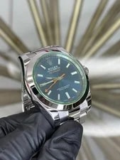 2022 Rolex Milgauss Blue Dial on Oyster 116400GV Complete 3