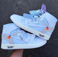 Air Jordan — Air Jordan 1 Retro High OG X Virgil Abloh Archive Alaska ’S — Sneaker — resale