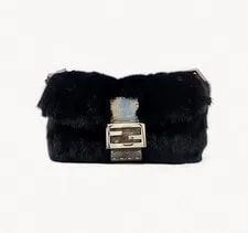 Fendi — Fendi 2008 Iridescent Mink Baguette — Handbag — resale