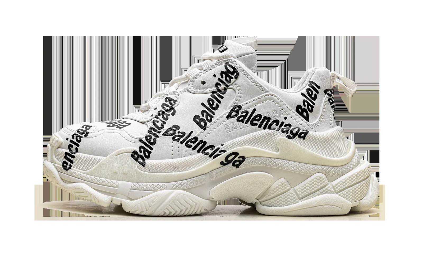 Balenciaga — Triple S Wmns "All Over Logo - " 524039 W2FA1 9010 — Sneaker — resale