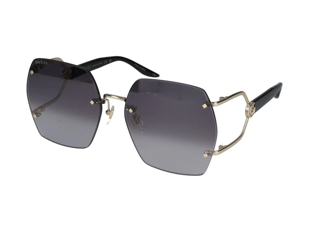 Gucci — Gucci Gg1562s Oversized Rimless Metal Sunglasses — — Accessory — resale