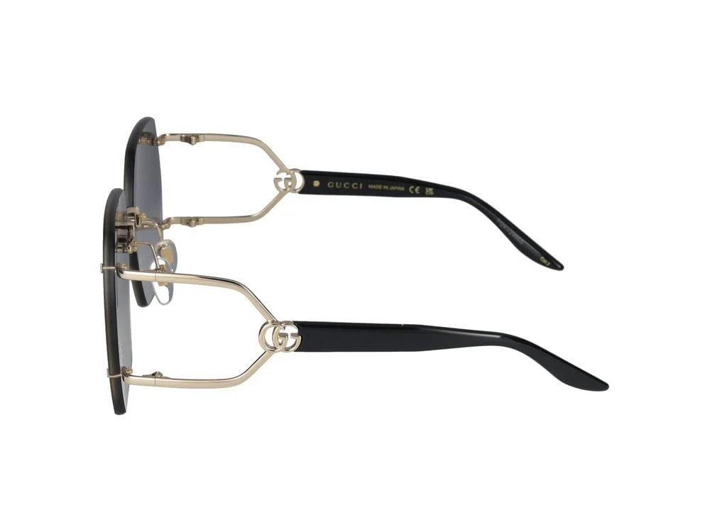 Gucci Gg1562s Oversized Rimless Metal Sunglasses — 2