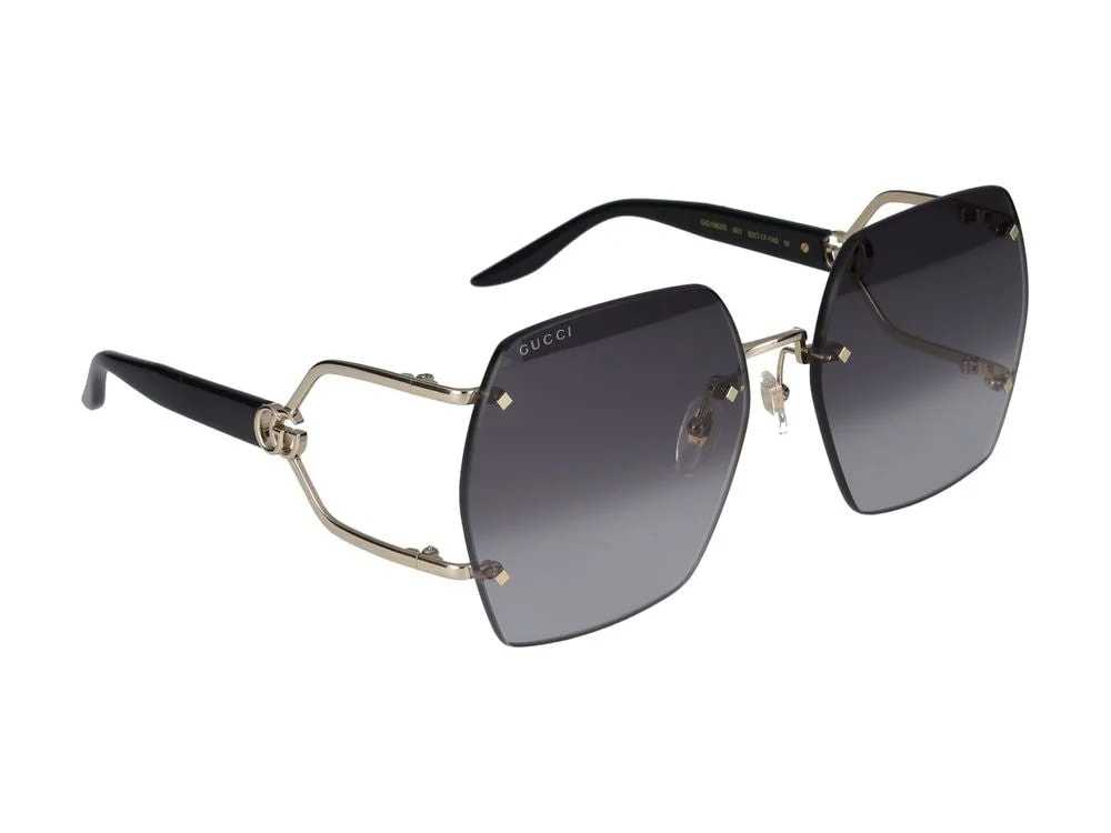 Gucci Gg1562s Oversized Rimless Metal Sunglasses — 3