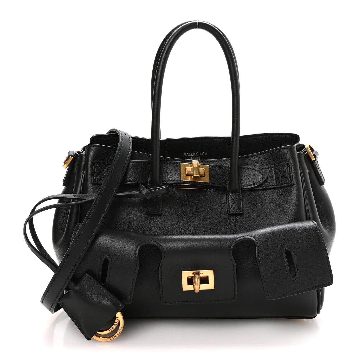 Balenciaga — Smooth Small Bel Air Carry All Cloud — Handbag — resale