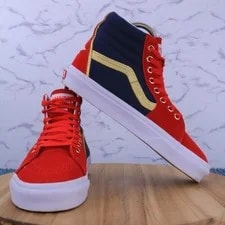 VANS — Vans X Marvel Captain Marvel Sk8-Hi Athletic Casual Sz 5.5 / 7 — Sneaker — resale